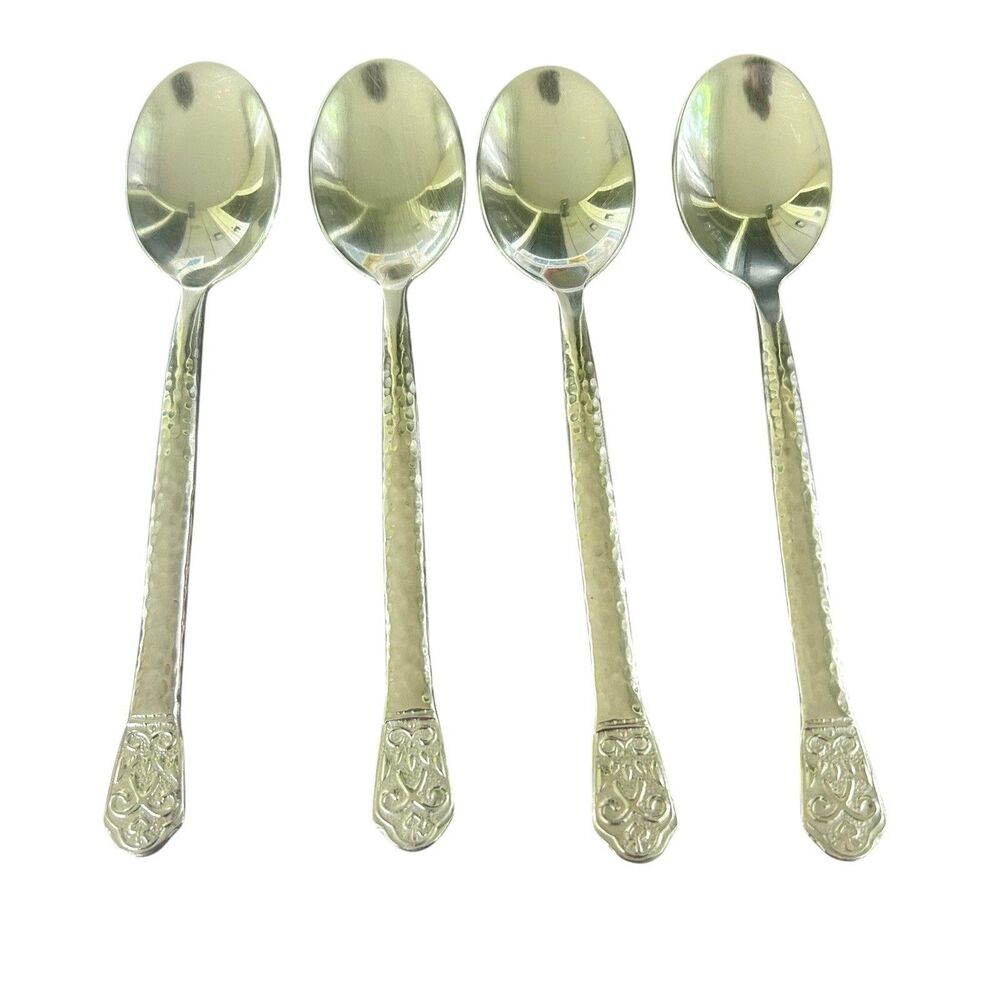 4 Gourmet Settings AVALON BARCELONA 18/10 Stainless 4 Soup Spoons